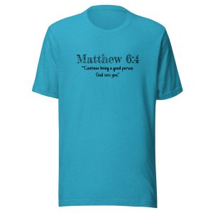 Matt 6:4 - Faith Edition | Heavy Cotton T-Shirt