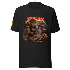 Shisa-Nyama Girl – Full Colour | Heavy Cotton T-Shirt