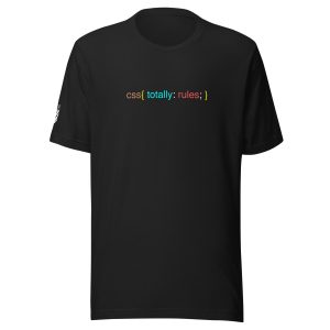 CSS Rules - Programmer's Edition | Heavy Cotton T-Shirt
