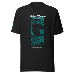 Shisa-nyama - chrome blue | Heavy Cotton T-Shirt
