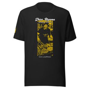 Shisa-nyama - monochrome Gold | Heavy Cotton T-Shirt