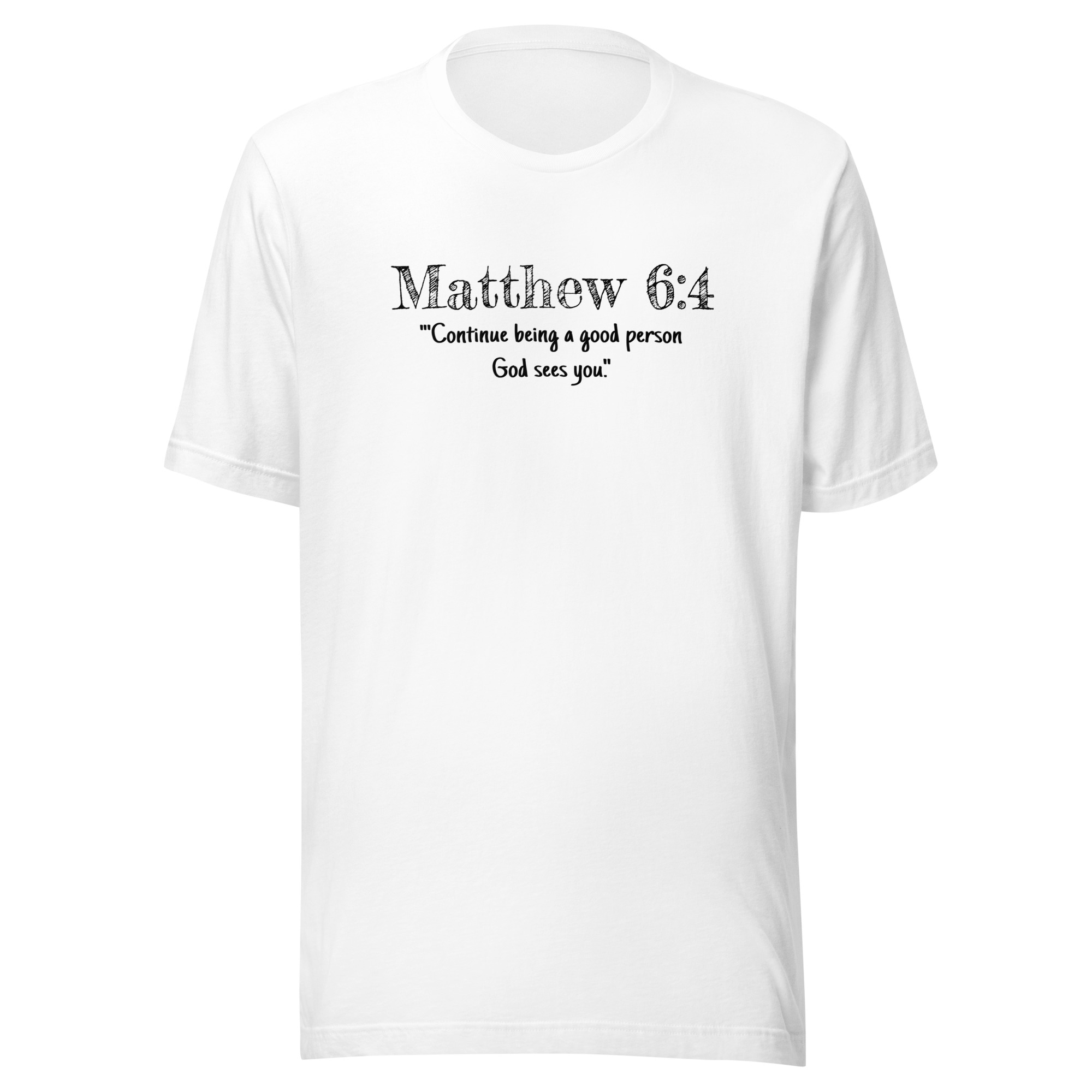 Matt 6:4 - Faith Edition | Heavy Cotton T-Shirt